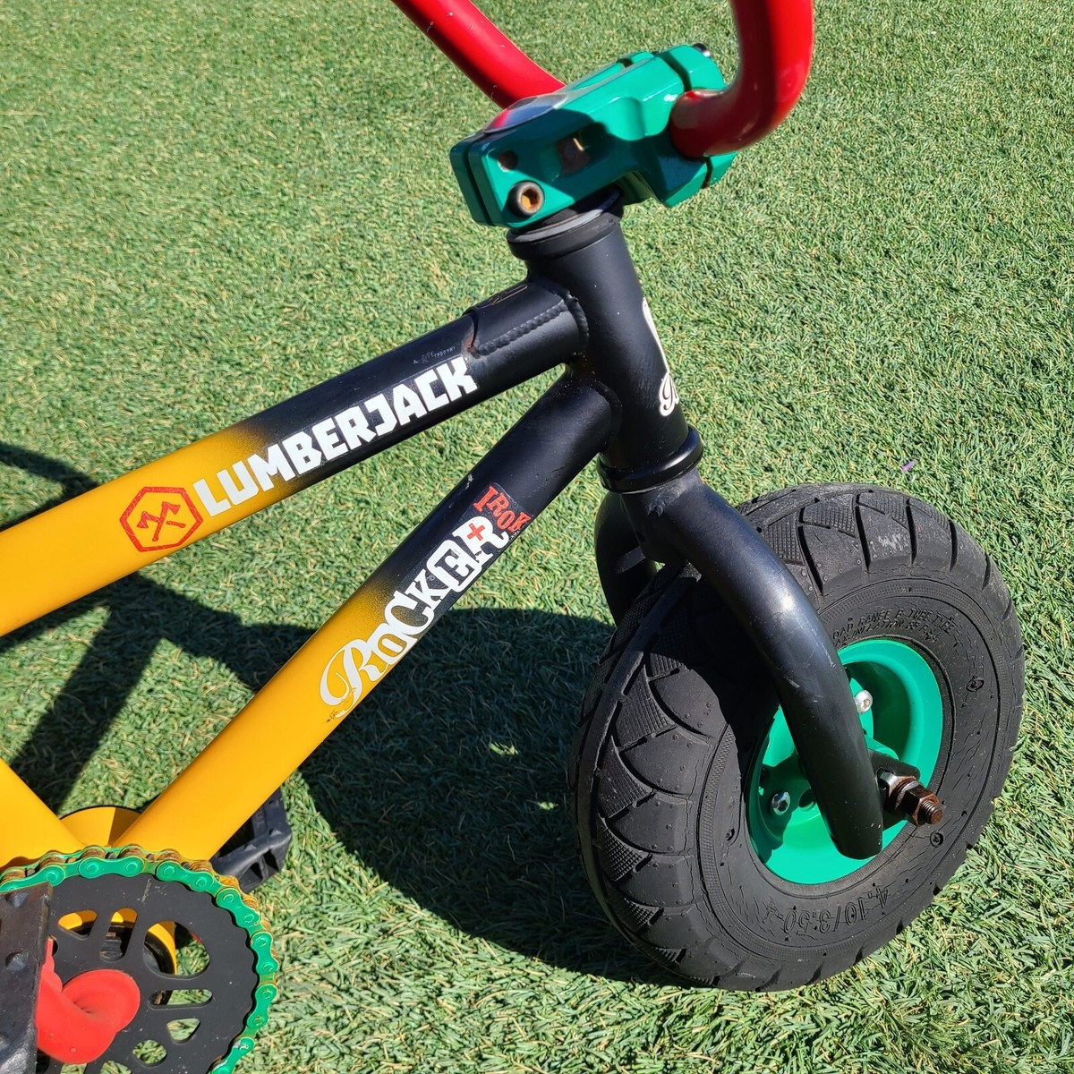 Rocker lumberjack IROK Mini BMX Bicycle Bike 1 Piece Crank Fat