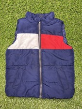 Tommy Hilfiger Puffer Vest Full Zip Flag Size 18 Mos Blue