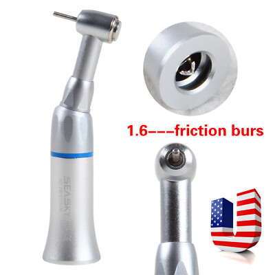 Dental Push Button Contra Angle Low Speed Handpiece Fit frictional Grip 1.6mm