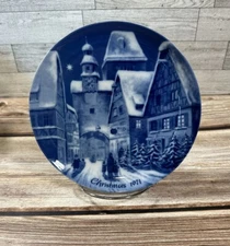 ROTHENBURG EN TUUBER LIMITED EDITION CHRISTMAS PLATE, 1971, WEST GERMANY