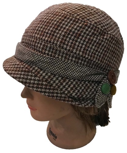 Cappelli alla moda donna abito chiesa caldi imballabili a quadretti D & Y - Foto 10 di 12