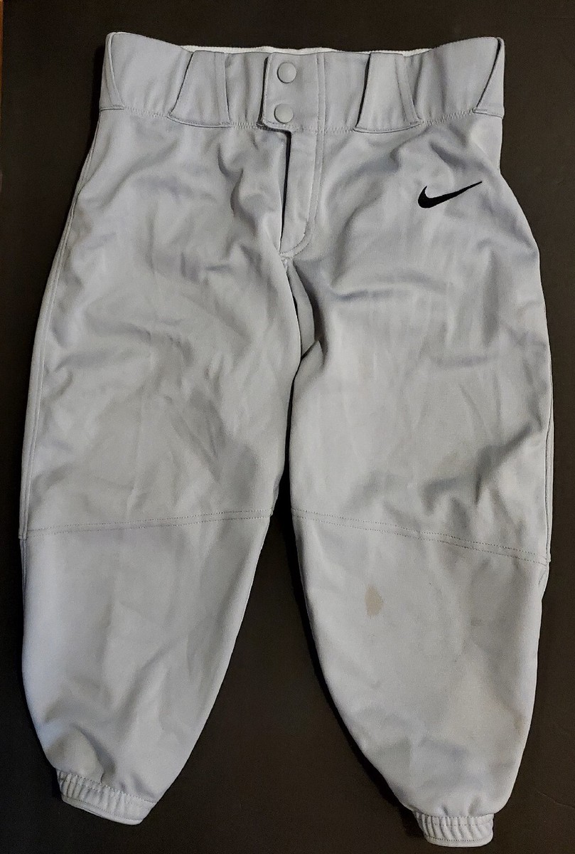 Nike Vapor Select Big Kids Baseball High Pants Grey BQ6442