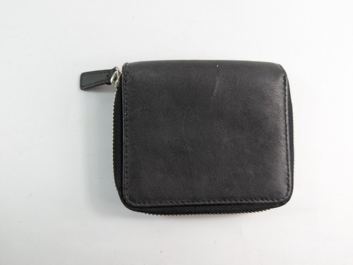 M & S Black Leather Compact Purse 11cm X 10cm - 第 1/5 張圖片