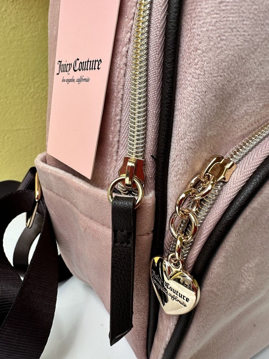 New Juicy Couture Heritage Signature Logo Backpack- Dusty New Juicy Couture Heritage Signature Logo Backpack- Dusty