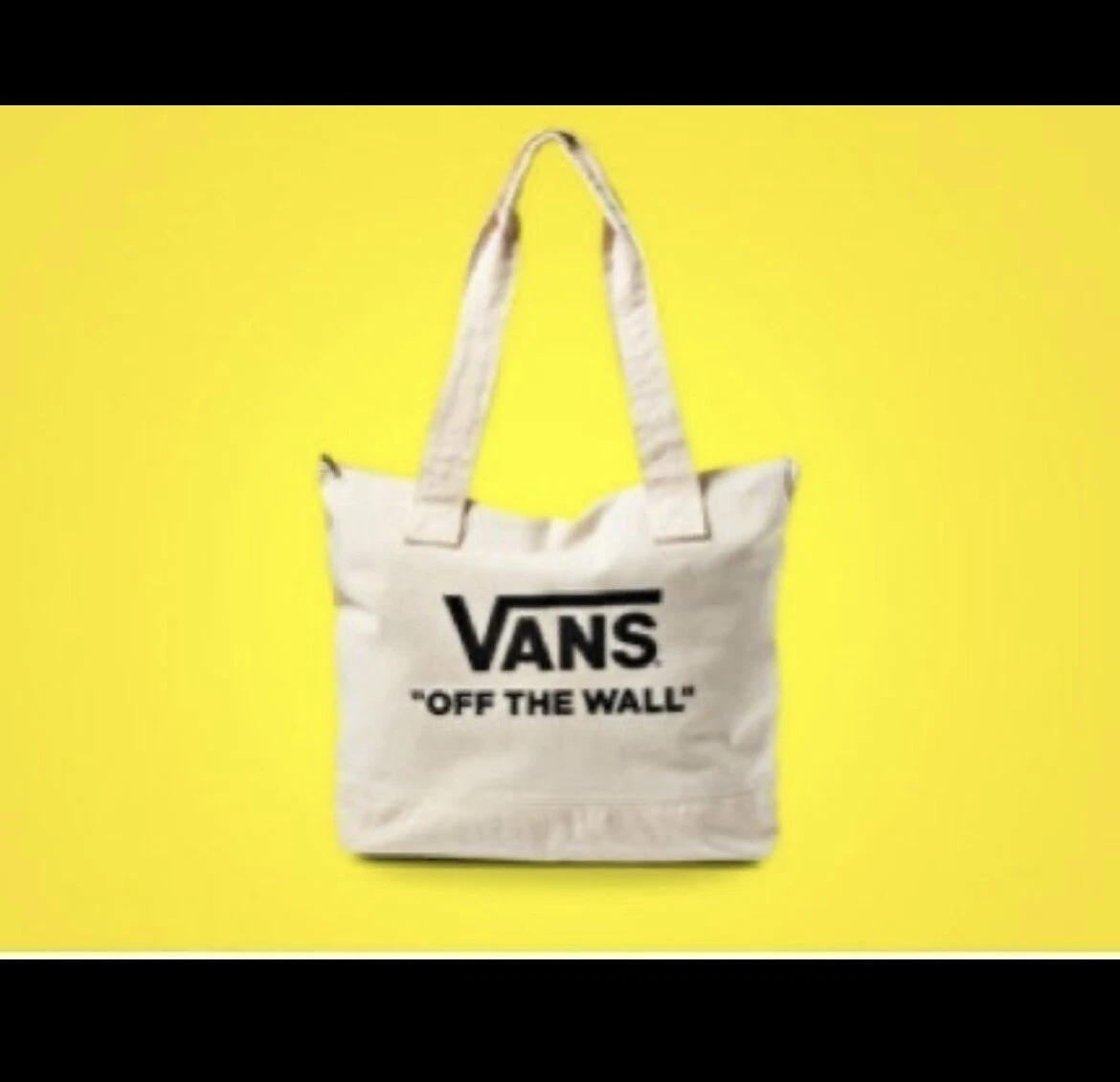Vans tote shop bag