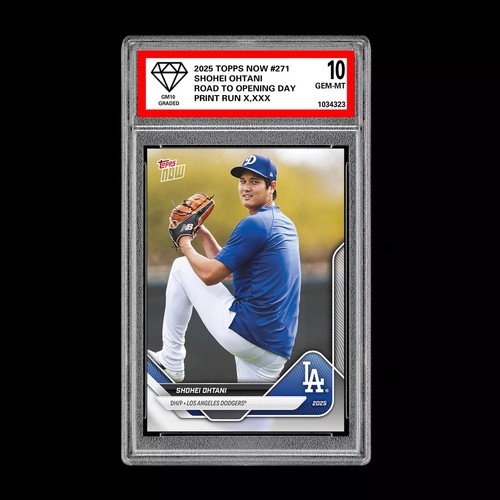 Graded 10 Shohei Ohtani 2025 Topps Now Road to Opening Day #OD-271 