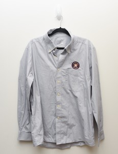 astros button up shirt