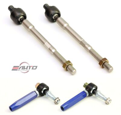 MEGAN 4pc Inner Outer Tie Rack Rod Arm Link for 350Z Z33 Fairlady G35 V35 V36