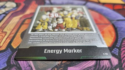 Son Goku E-60 Silver Energy Marker Dragon Ball Manga Booster Card