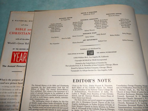 1952 The Pictorial History of the Bible and Christianity 1st Edition HC and DJ - Picture 8 of 24