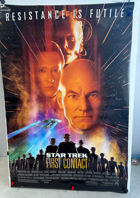 ROLLED 1996 OSP STAR TREK FIRST CONTACT SCI FI 23X35 POSTER PATRICK STEWART