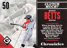 2017 Panini Chronicles #86 Mookie Betts Red Sox