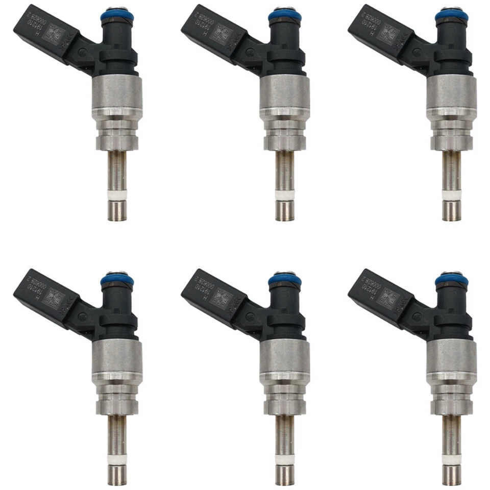 6Pcs 06E906036F Fuel Injectors For 2008-2012 Audi Q5 A4 A5 A6 2.0 2.8L 3.0L 3.2L - Image 2 of 4