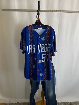 LAS VEGAS 51s ベースボールシャツ XL ラスベガスフィフティワンズ Las Vegas 51 Aviators Baseball Promo Jersey Shirt XL Extra Large