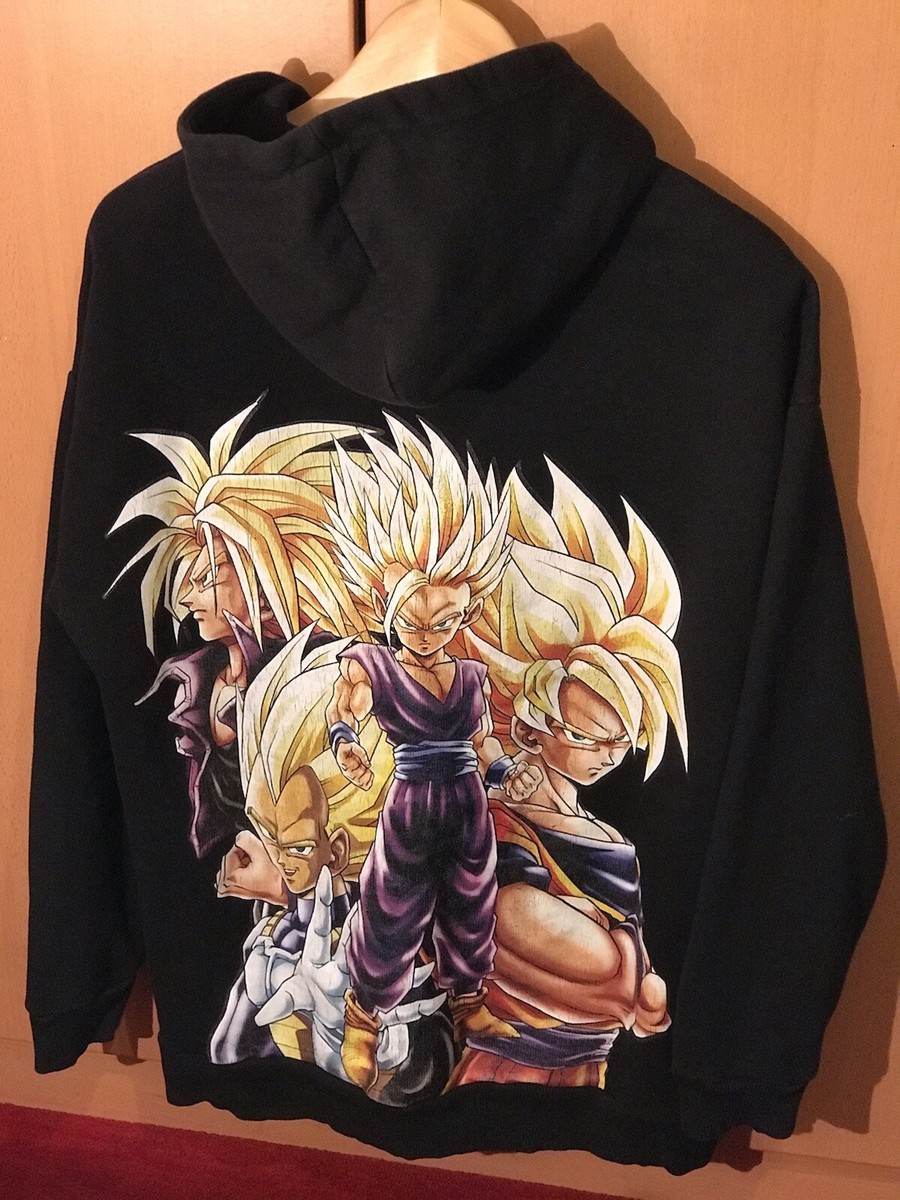Hoodie Anime Dragon Ball Hoodie Bershka Men's Bershka Dragon Ball