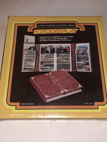 NEW Vintage Fotodisplay Photo Album Holds 200 pictures New in Box - Picture 2 of 4