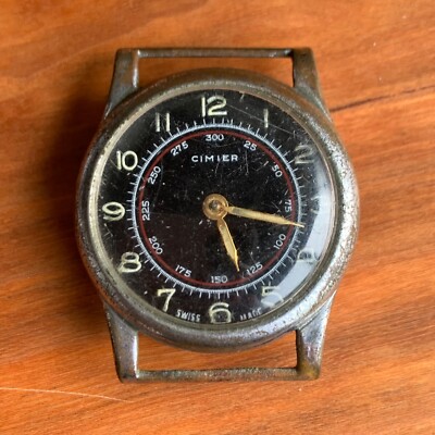 Vintage Cimier Swiss Military Style Wristwatch PARTS REPAIR