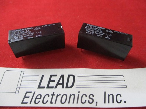 QTY 2 TAKAMISAWA JS-12N-K , JS-12N-KT RELAY 8-AMP %% FREE SHIPPING %%