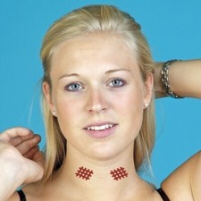 AQ STRIP Taśma kratowa Typ: A 20 arkuszy po 9 plastrów - Kolor: Kolory skóry