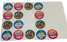 Vintage Trend Stinky Stickers Scratch N Sniff Birthday Celebrate Cake 15 Total