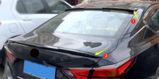 Rearroof Spoiler Wing Glossy Black For 2019-2025 Nissan Altima Sedan Set 2pcs