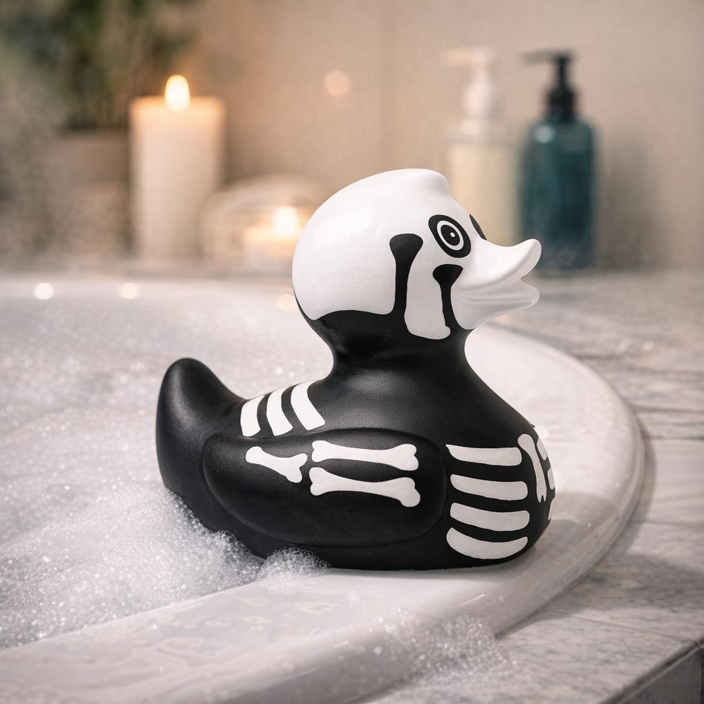 Bud Duck Luxury X-Ray 10cm Collectable Bath Toy Ducks Novelty Collectors Gift