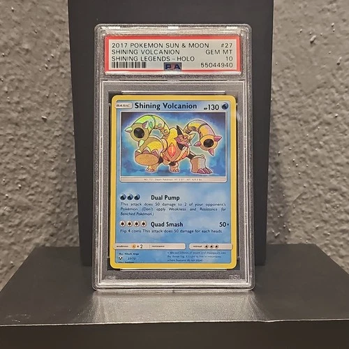 Pokemon Shining Volcanion Shining Legends Holo Rare #27 PSA 10 Gem Mint