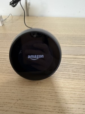 Amazon Echo Spot Smart Alarm Clock W/ Alexa Black VN94DQ Tested w/Power