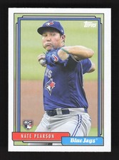 2021 Topps Update 1992 Redux Nate Pearson RC #T92-48 Toronto Blue Jays