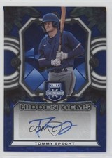 2023 Panini Elite Extra Edition Hidden Gems Blue Tommy Specht #HG-TSP Auto 0s55