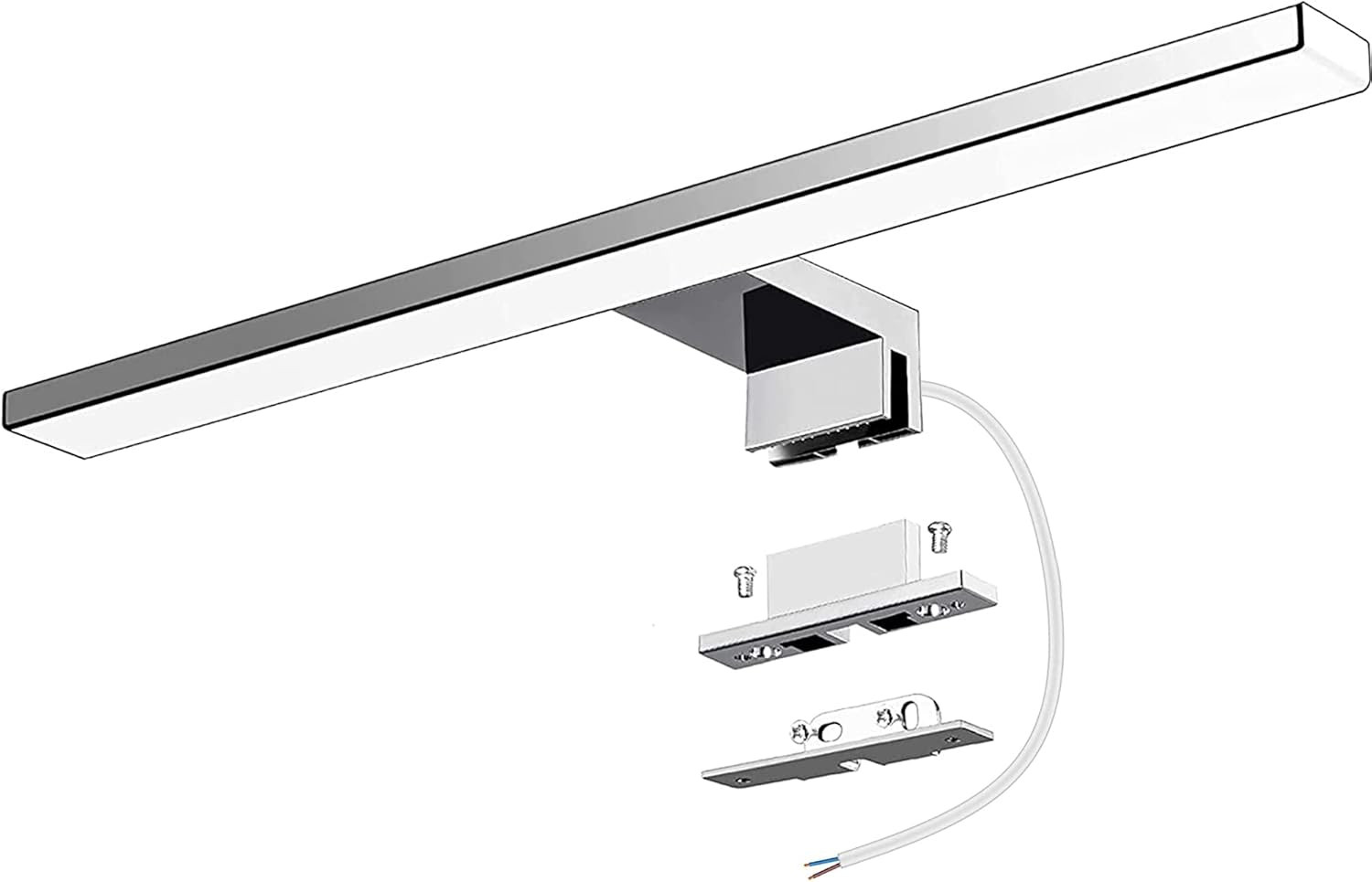Luce Specchio Bagno LED 40cm 10W IP44 | Montaggio Universale 4000K