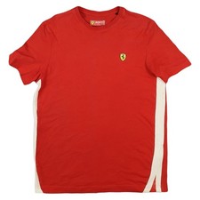 Scuderia Ferrari Shirt Mens SMALL Red Race MT7 Tee Short Sleeve PUMA Size S