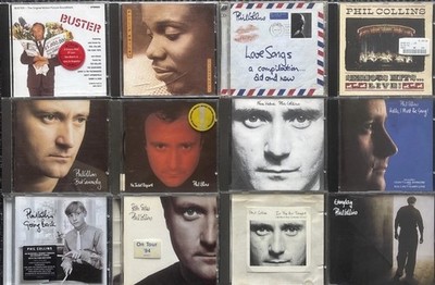 14 x Phil Collins CD Konvolut - Discography 1981 - 2010 - FACE VALUE, Going Back
