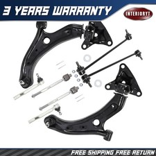 Barra estabilizadora de barra de amarre exterior interior brazo de control inferior delantero de 8 piezas para Honda Fit 2009-2014