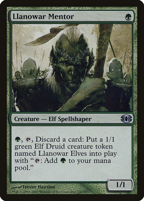 Llanowar Mentor NonFoil Future Sight 131 NM MTG