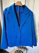 Women s Blue Blazer - Work Or Business Jacket - Large