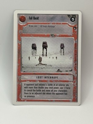 1996 Star Wars Card Fall Back!
