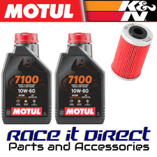 Oil and Filter for KTM 690 Enduro R 2009-2011 MOTUL 7100 & K&N
