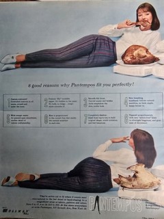 1959 Women's Sportempos Pantempos Fit Pants Vintage Fashion Ad