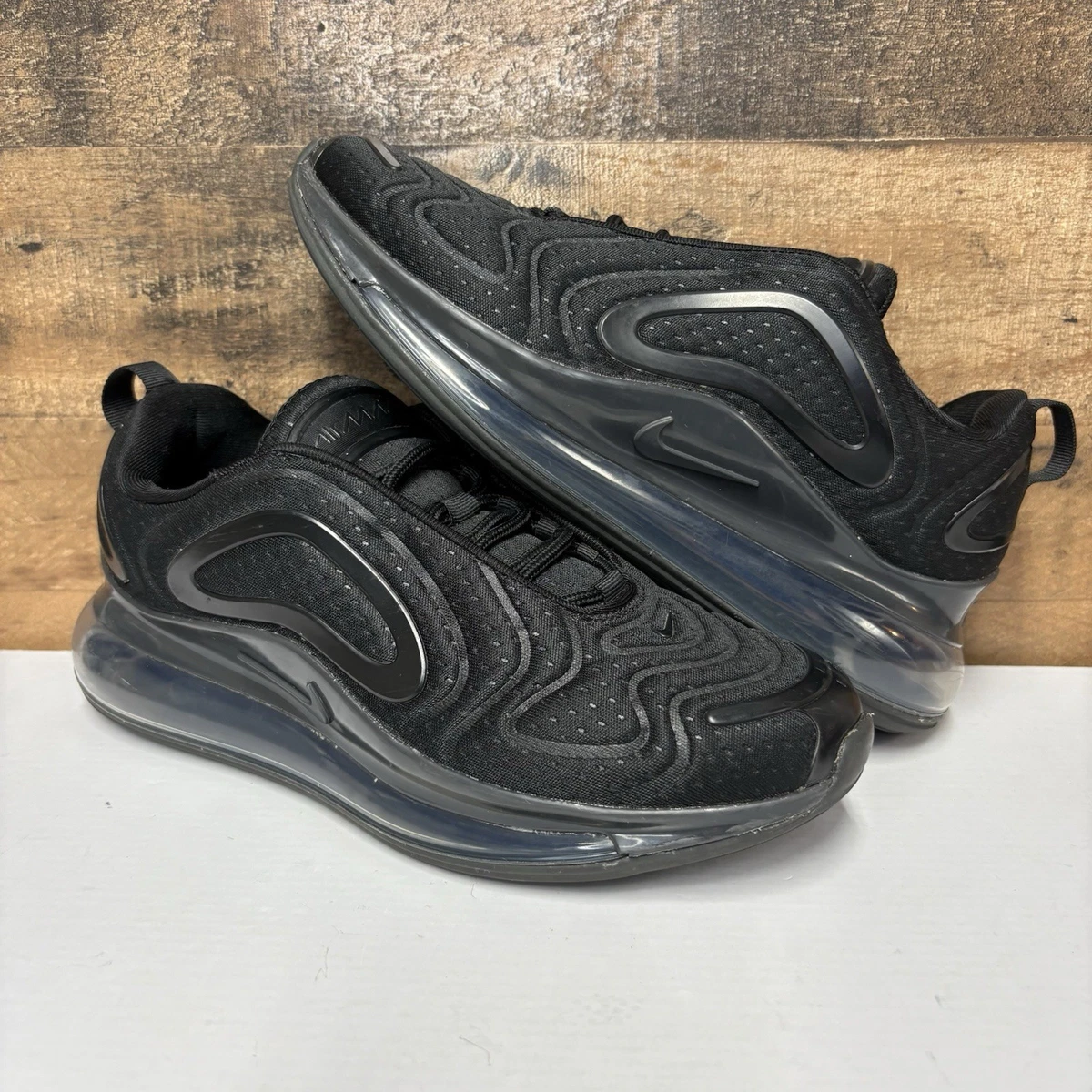 Nike Air Max 720 Black Jersey Mesh W | eBay