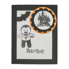 STAMPIN' UP!  HALLOWEEN  "TRICK OR TREAT" CARD KIT OF FOUR (4)