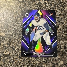 2024 Panini Phoenix Purple fade Denico Autry #42 Texans