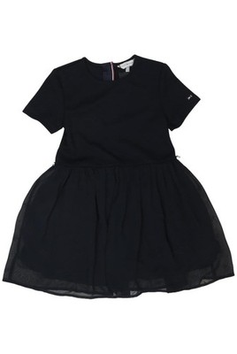 Tommy Hilfiger Kleid Mädchen Mädchenklied Dress Gr. 104 Marineblau #pep7rxl