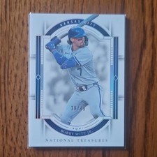 Panini National Treasures 2024 Bobby Witt Jr. Holo Silver #52 /49 Royals