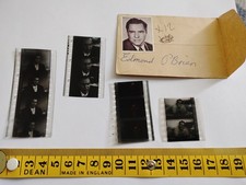 Vintage 35mm film snippet, Edmond O'Brien, Actor,Celebrity,memorabilia,Hollywood