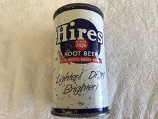 HIRES ROOT BEER 1950’s FLAT TOP VINTAGE SODA CAN, ANCHORAGE, ALASKA