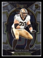 2022 Panini Select #29 Trevor Penning Rookie New Orleans Saints
