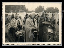 Photo, WW2, Young Boys with Scarf at Ceremony?, Camp b; L243L