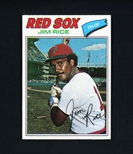 Jim Rice 1977 Topps (HOF) Boston Red Sox #60 NM-MT