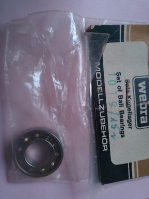Hinteres Kurbelwellenlager Kugellager für Webra Speed 20 Webra 1019/25i Neu